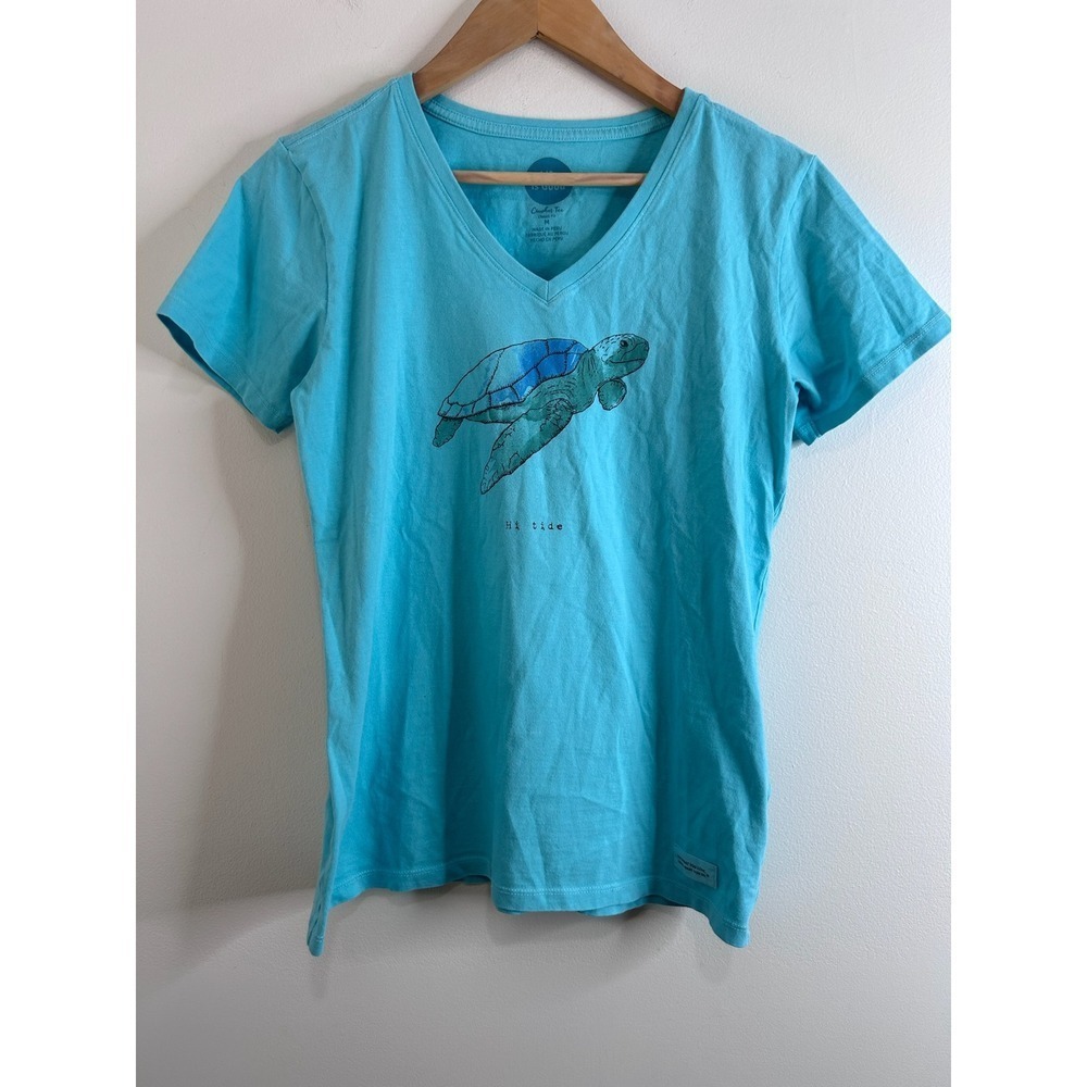 Life Is Good Blue Short Sleeve Tee